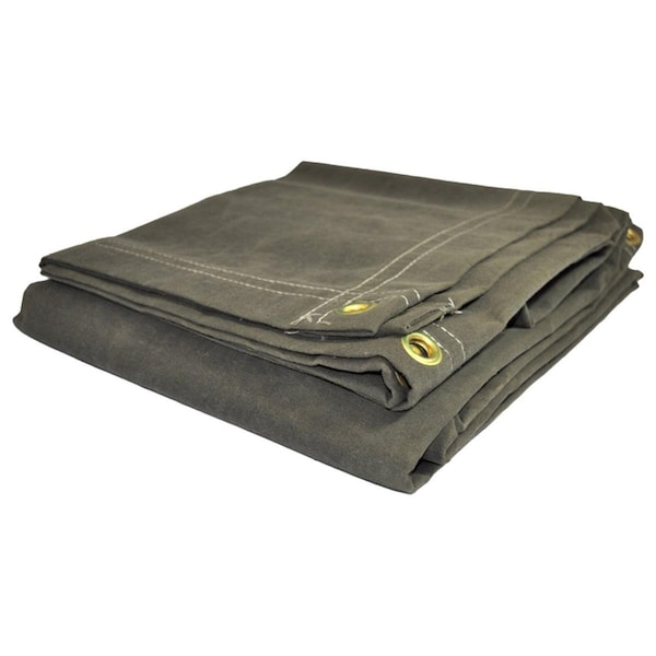 Capp/Usa 6 ft x 8 ft Tarp, Olive CA2595806 - main